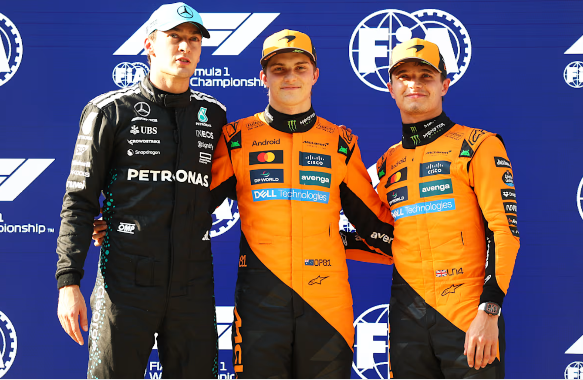 迈凯伦鏖战梅赛德斯，拉塞尔点燃赛场