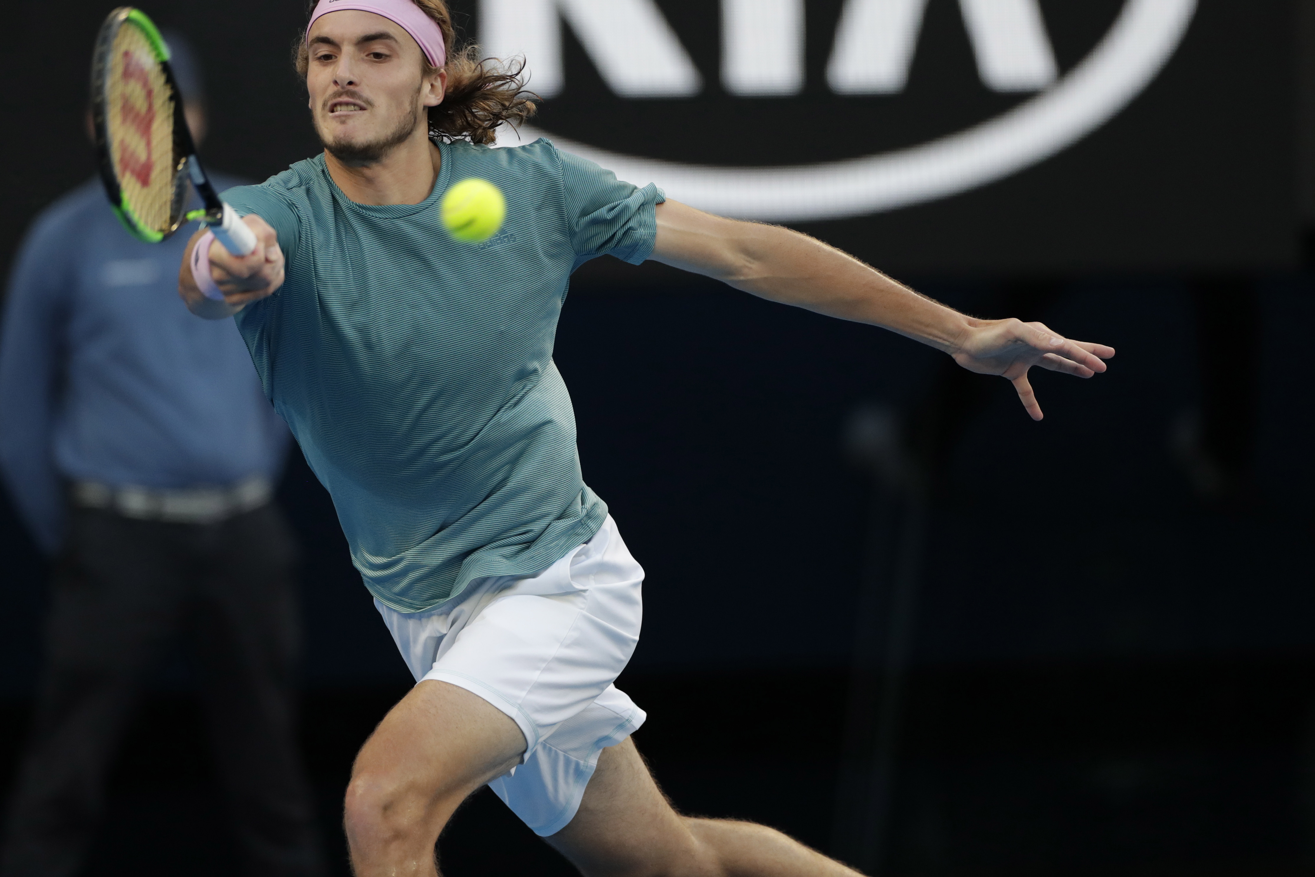 澳网逆转联合杯，西西帕斯高光表现